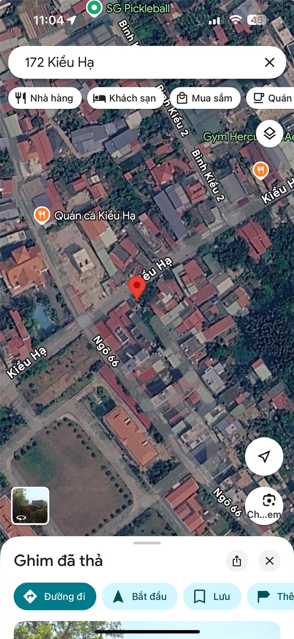 ( CHUYỂN NHƯỢNG ) Lô Đất Chính Chủ Mặt Tiền Đường Kiều Hạ, Phường Đông Hải 2, Q. Hải An - Hải Phòng