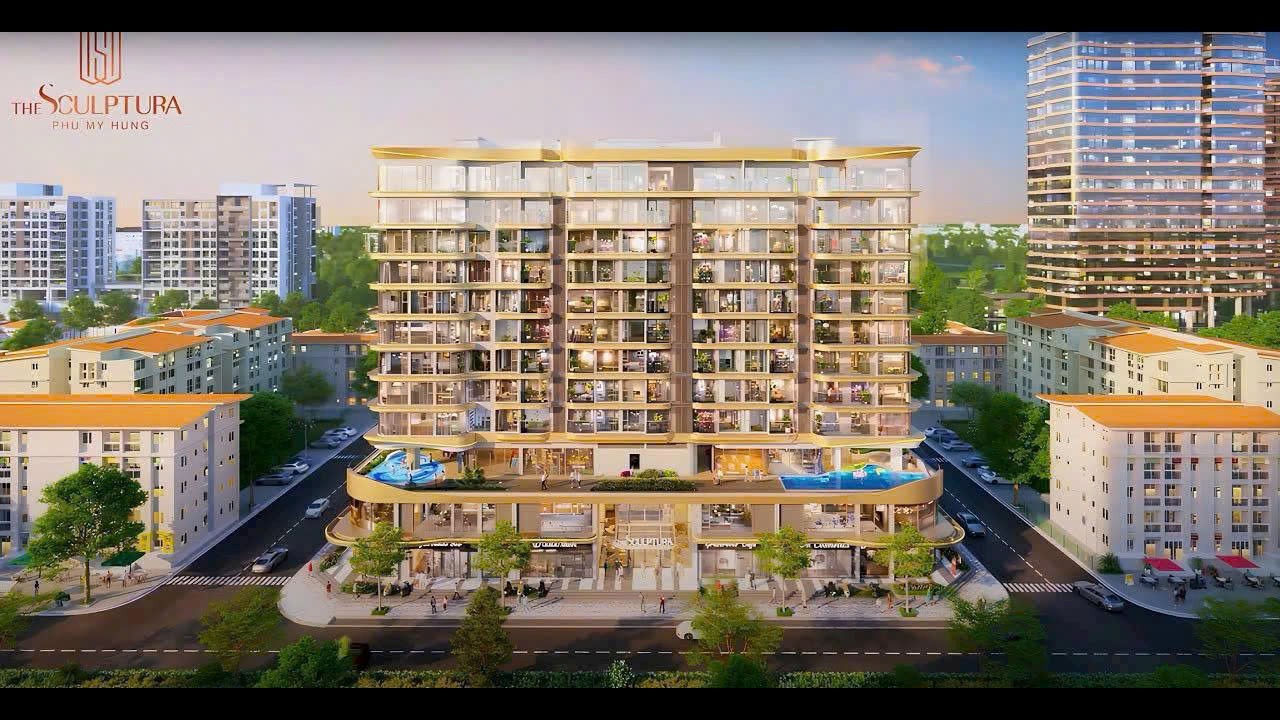 The Sculptura Phú Mỹ Hưng - Mở bán shophouse khối đế mặt tiền đường Hà Huy Tập sầm uất - Nhận báo giá ngay