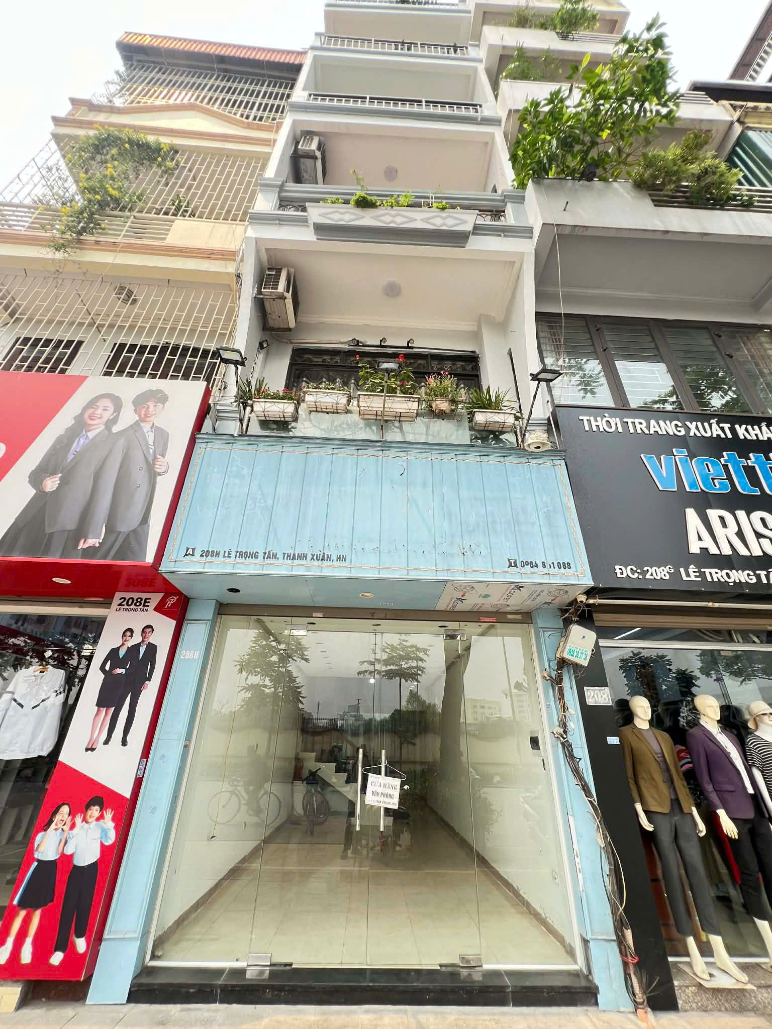 CHO THUÊ MẶT BẰNG KINH DOANH ĐẸP MẶT TIỀN 208H LÊ TRỌNG TẤN, THANH XUÂN, HÀ NỘI