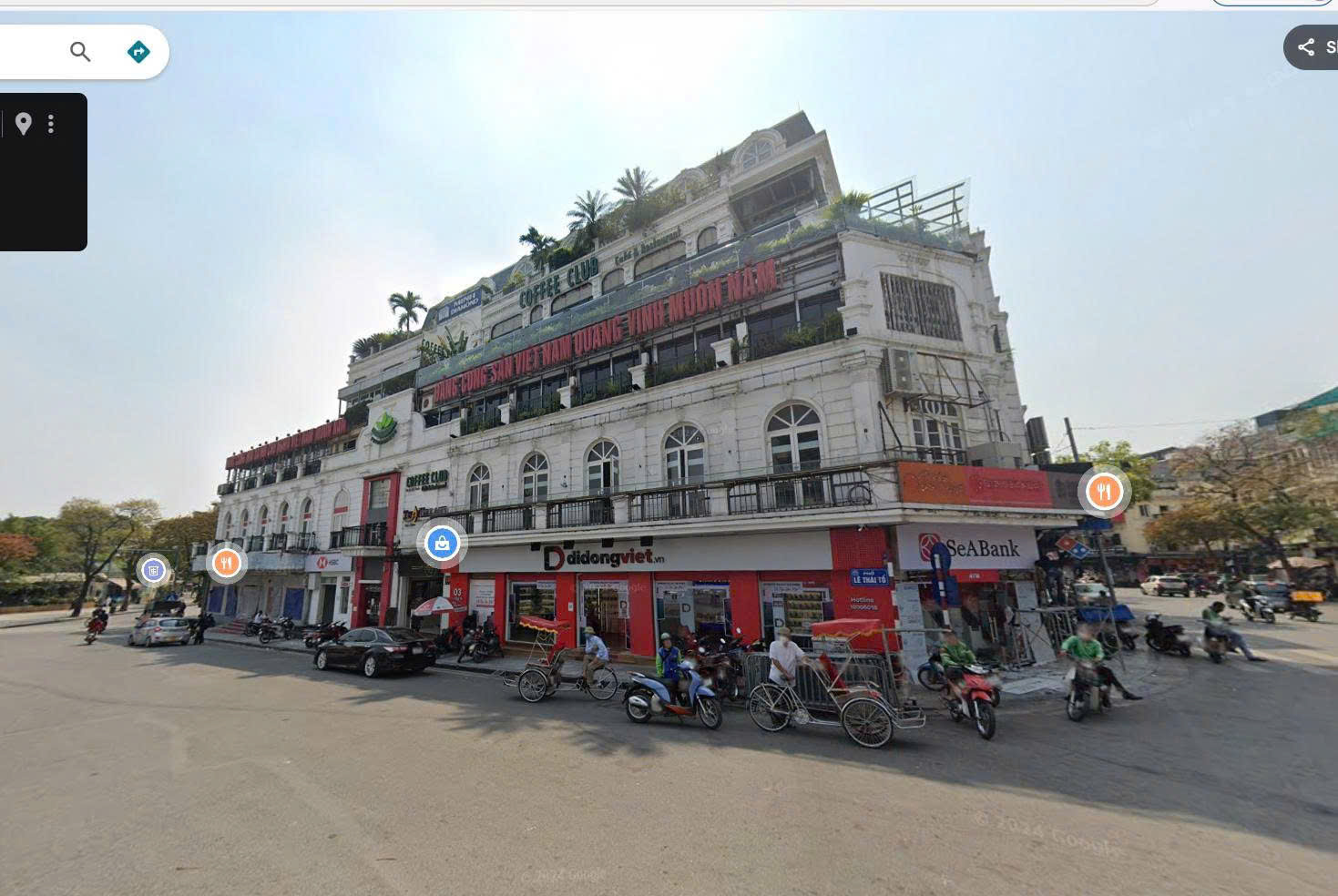 CHO THUÊ MẶT PHỐ SIÊU HIẾM LÊ THÁI TỔ - HOÀN KIẾM 72 M2 X 8M MẶT TIỀN .