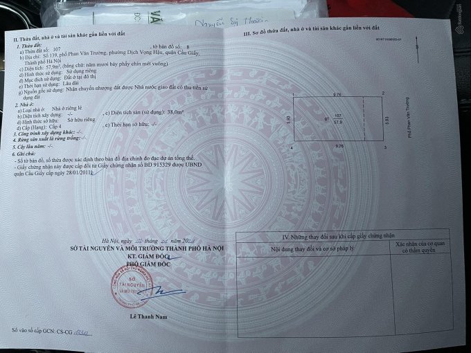 Bán biệt thự đơn lập lô góc 158m2 tại trung tâm quận Cầu Giấy, xây 4 tầng. Hoàn thiện toàn bộ