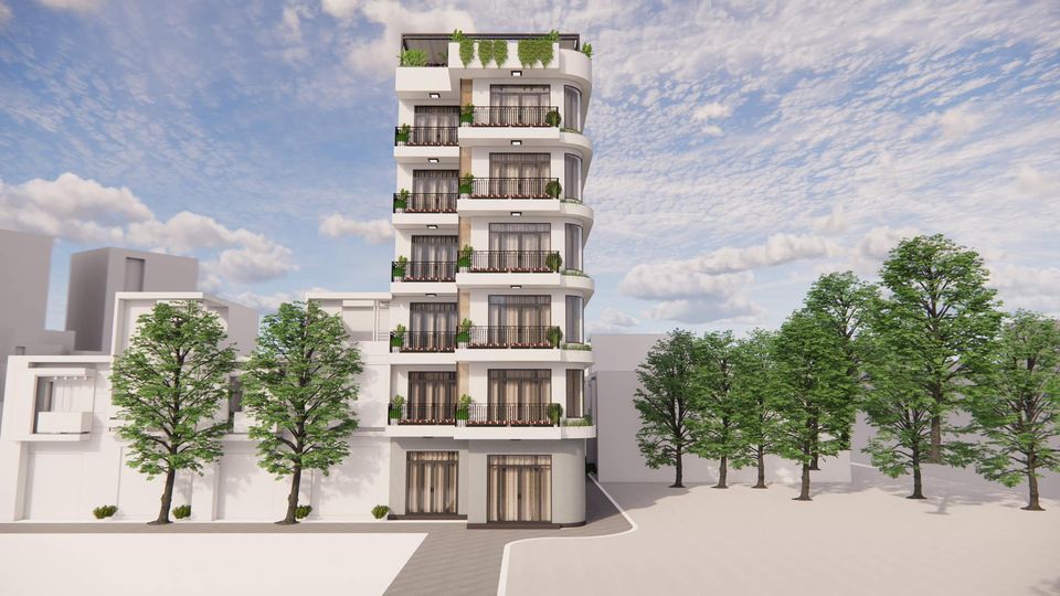 Ban nhà lô góc Nguyên Hồng, 74m2 x 2 tầng, mt 8m, 12.5 tỷ