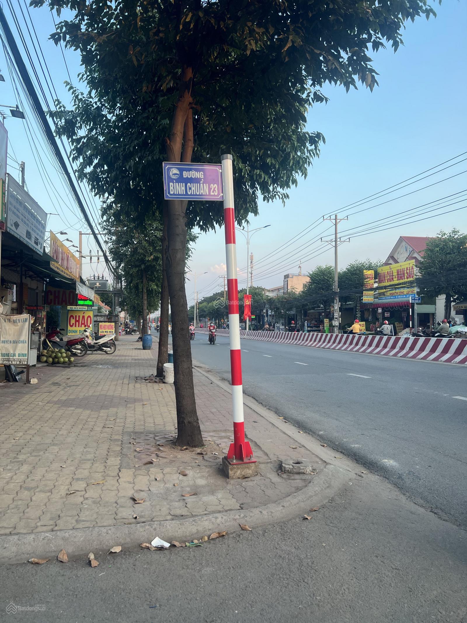 Bán đất đường nhựa xe cont Bình Chuẩn 23 , TP Thuận An DT2000m thổ cư 750m đất trống