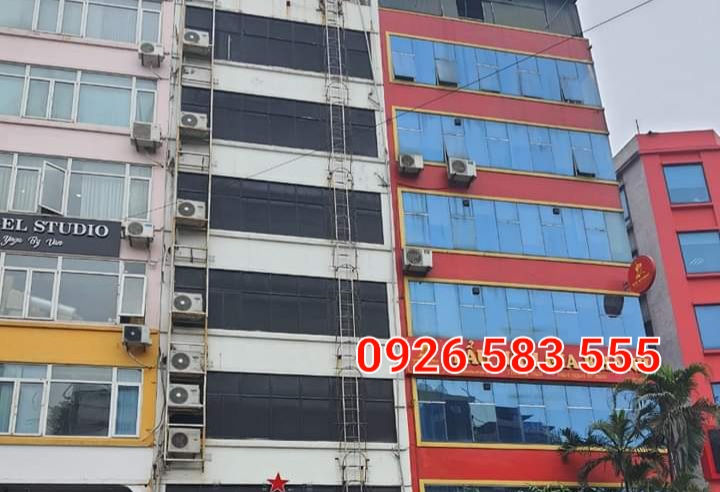 MẶT PHỐ TRUNG HÒA - TÒA NHÀ VĂN PHÒNG 8 TẦNG THANG MÁY, 7,1M, MẶT TIỀN.