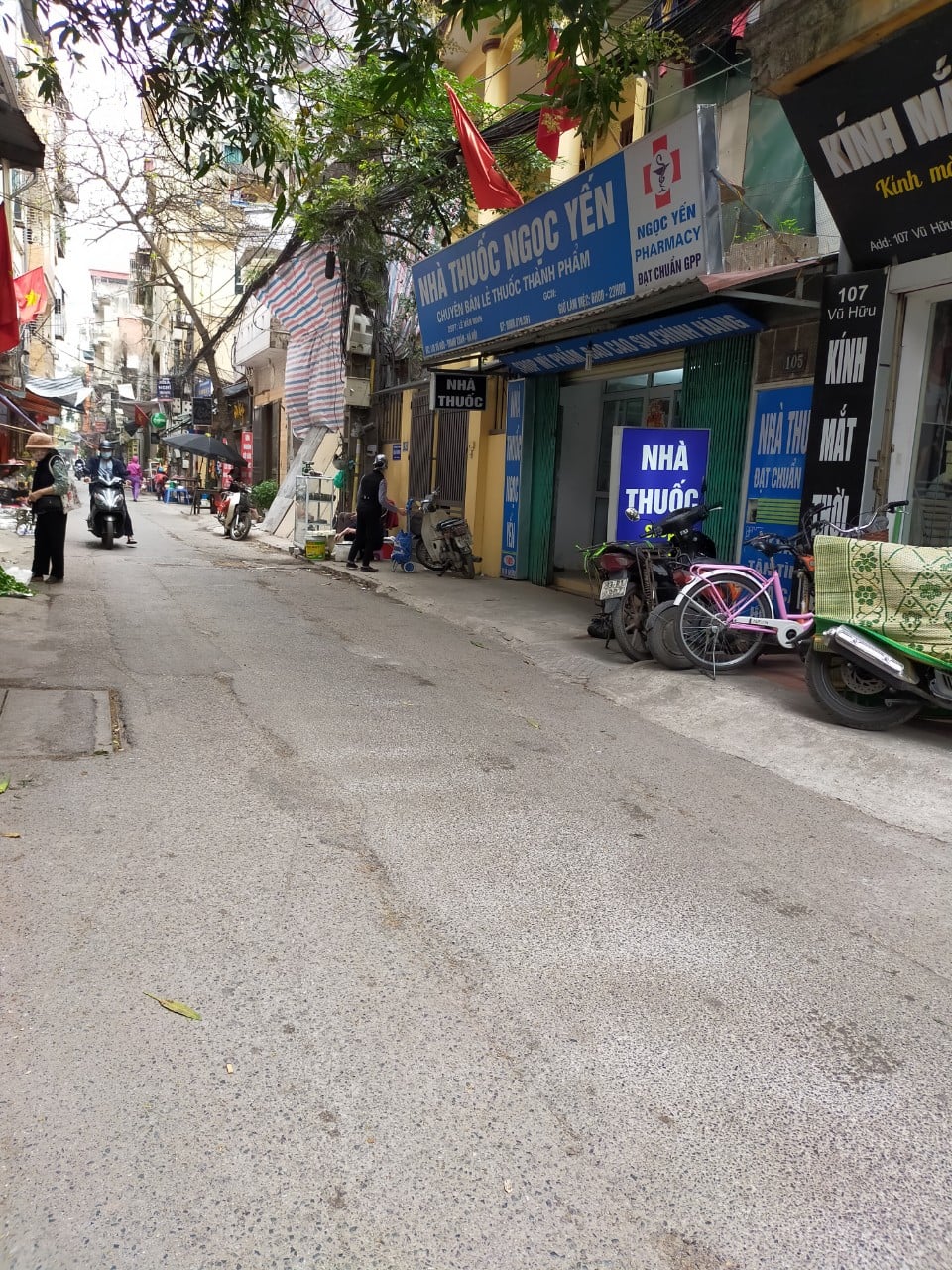 Bán nhà mặt phố Vũ Hữu – 86m2 x 4 tầng- Giá 15 tỷ