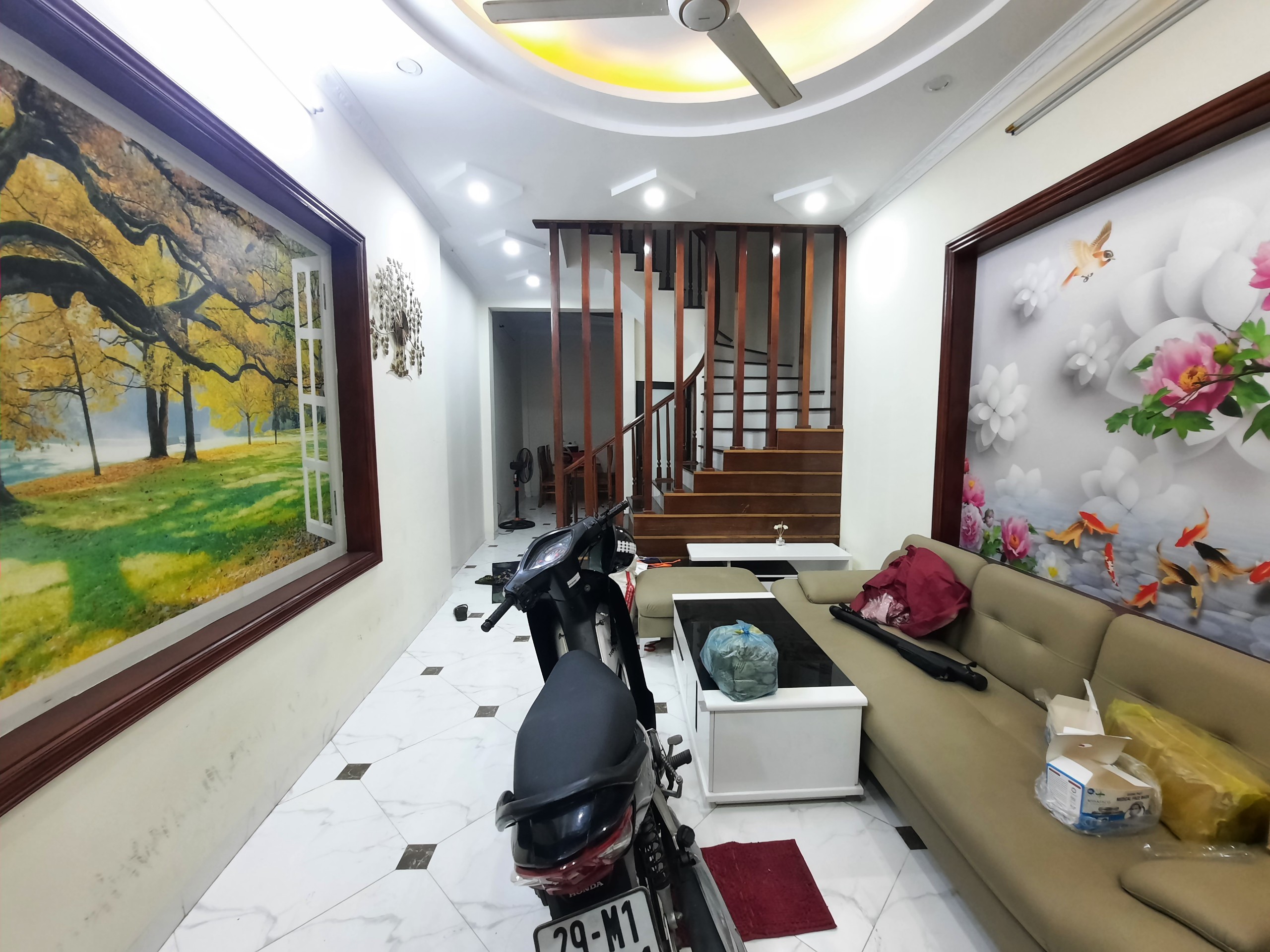 Phân lô Tân Mai, 2 mặt ngõ, thoáng trước sau, nhà mới, 50m2 5 tầng, mt 4,3m, 5,6 tỷ.