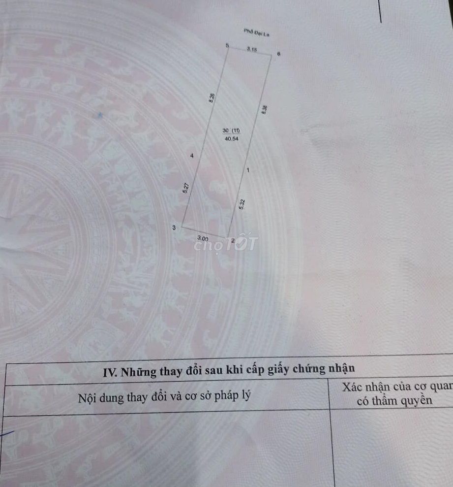 Bán nhà C4 mặt phố đại la 40m2-vị trí đẹp-kinh doanh, giá 12 Tỷ