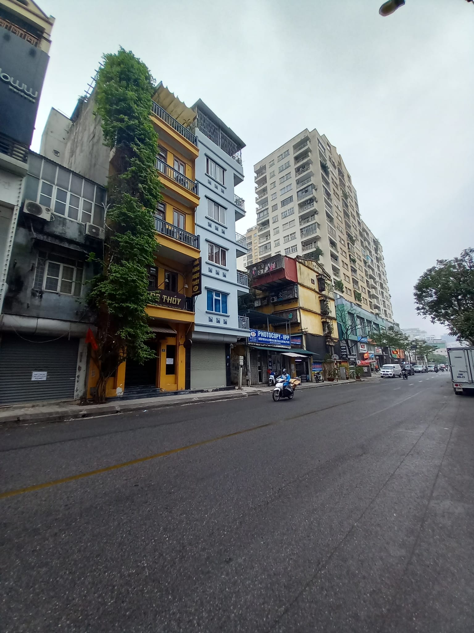 Tòa nhà Building 15 tầng, 1 hầm mặt phố 81 Trần Thái Tông 500m2, mt16m, 285 tỷ, 15 tỷ/năm