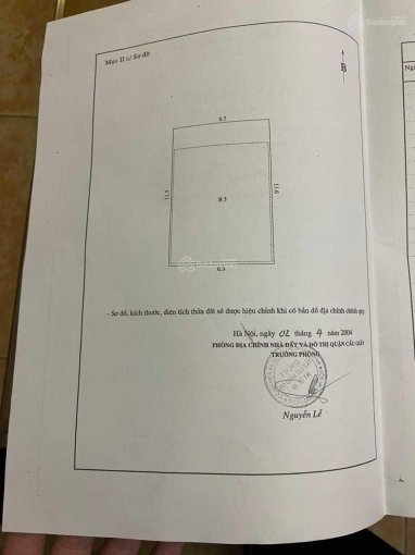 Bán 105m2 đất mặt Phố Nguyễn Hoàng Tôn, MT 4m, giá 13 tỷ.