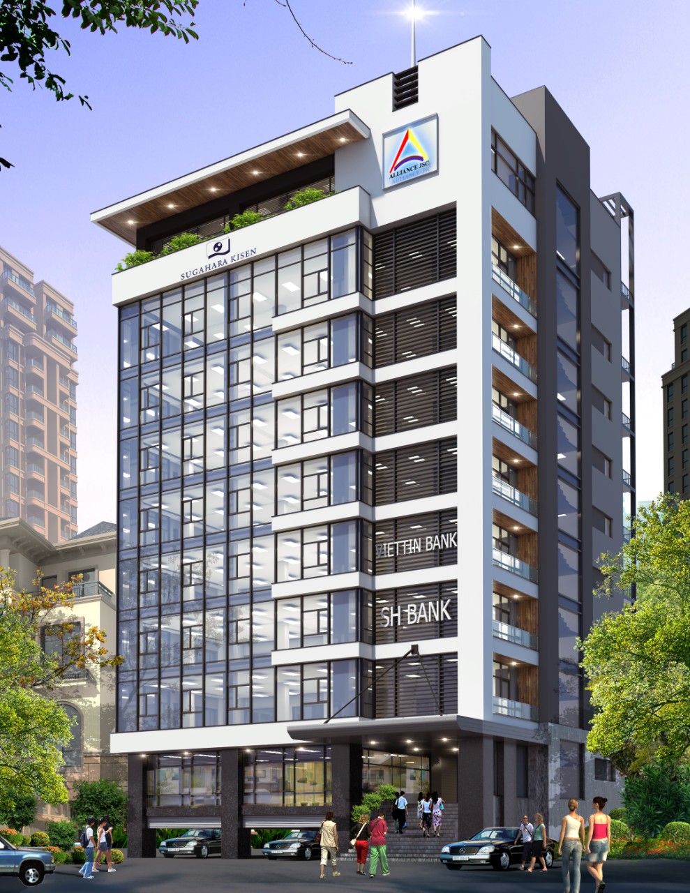 BÁN TÒA CĂN HỘ DỊCH VỤ PHỐ VŨ TÔNG PHAN 80M 8 TẦNG MT 8M Ô TÔ VÀO NHÀ DÒNG TIỀN CỰC TỐT CHỈ 16.8 TỶ